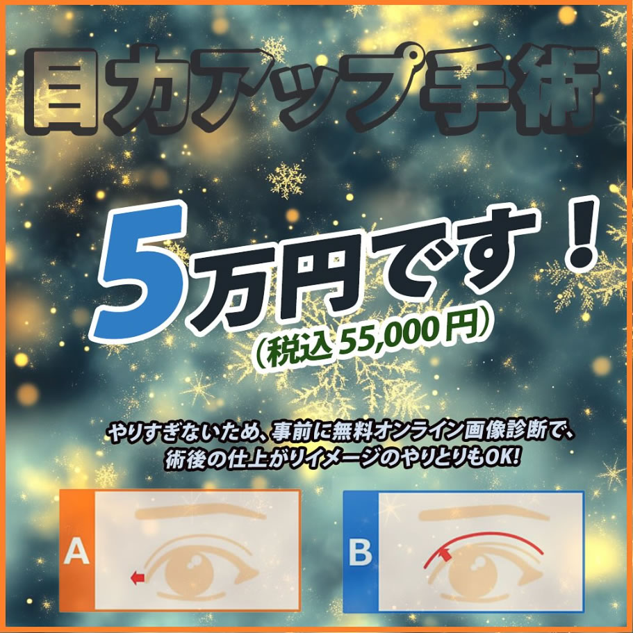 目ぢからアップ手術